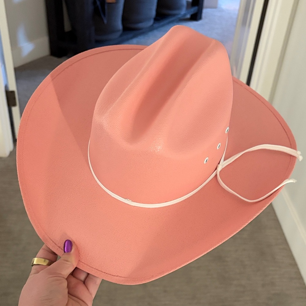 Charming Pink Kids' Cowboy Hat